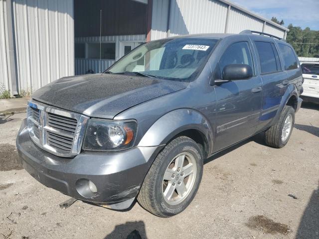 1D8HB48N98F120345 - 2008 DODGE DURANGO SLT GRAY photo 1