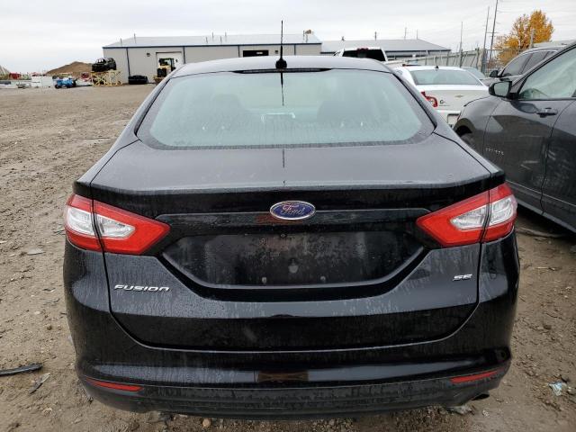 3FA6P0H77GR159721 - 2016 FORD FUSION SE BLACK photo 6