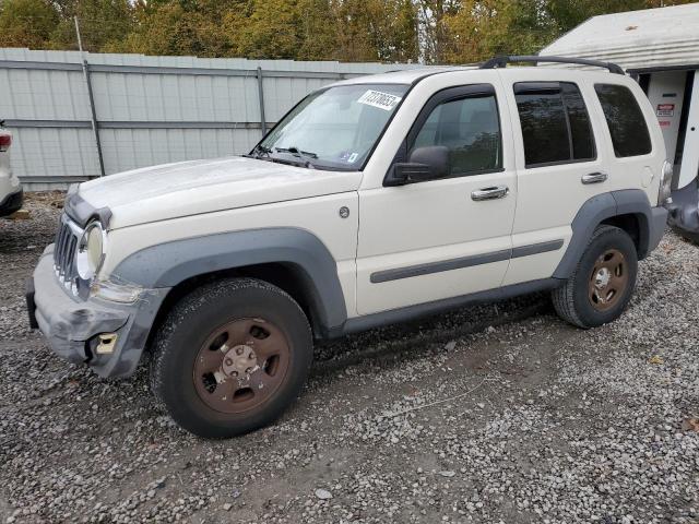 1J4GL48K25W714715 - 2005 JEEP LIBERTY SPORT WHITE photo 1