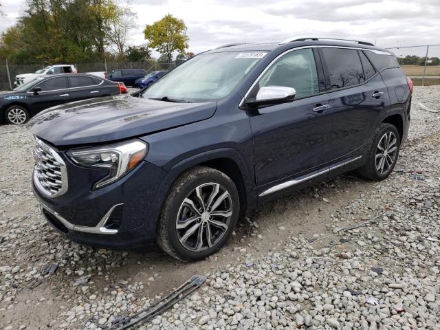 3GKALSEX2KL191976 - 2019 GMC TERRAIN DENALI BLUE photo 1