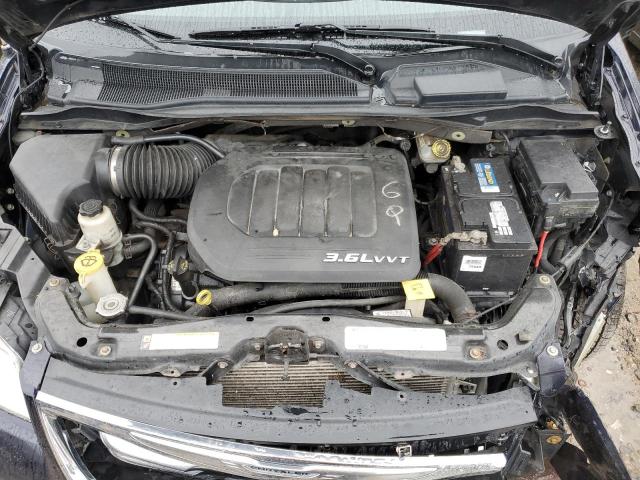 2A4RR5DG7BR723591 - 2011 CHRYSLER TOWN & COU TOURING შავი ფოტო 12