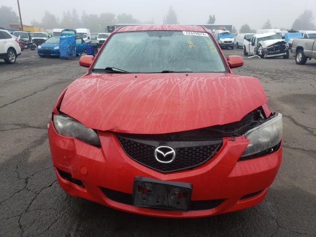 JM1BK12F561525763 - 2006 MAZDA 3 I RED photo 5