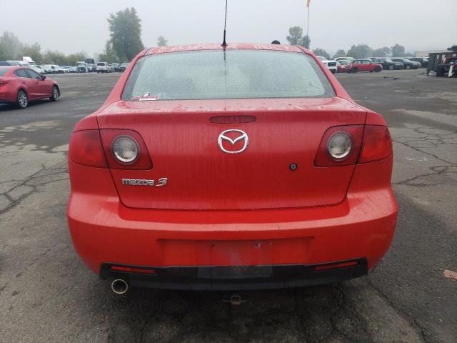 JM1BK12F561525763 - 2006 MAZDA 3 I RED photo 6