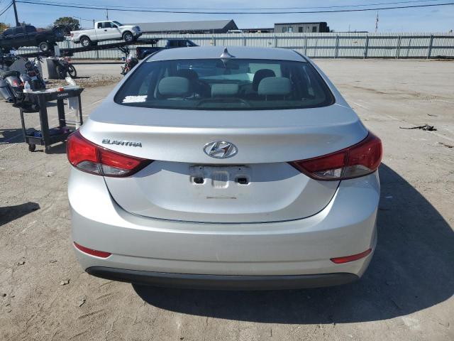 5NPDH4AE4FH616159 - 2015 HYUNDAI ELANTRA SE SILVER photo 6