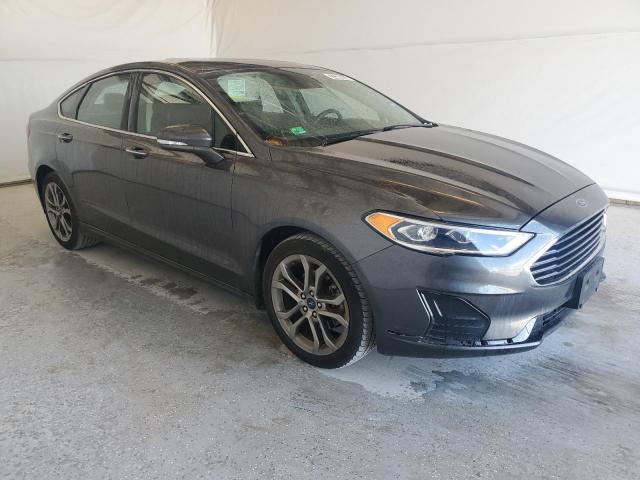 3FA6P0CD0KR269497 - 2019 FORD FUSION SEL GRAY photo 4