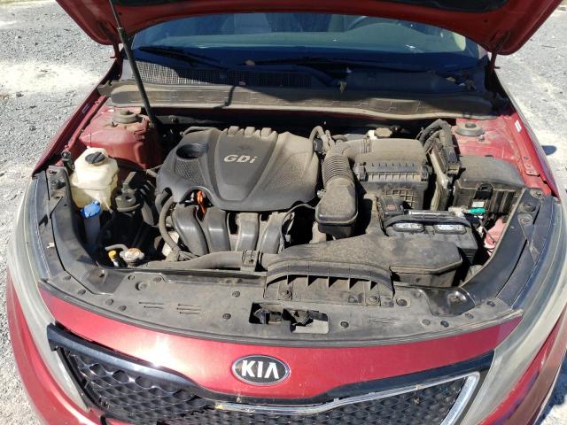 5XXGN4A72EG318324 - 2014 KIA OPTIMA EX RED photo 11