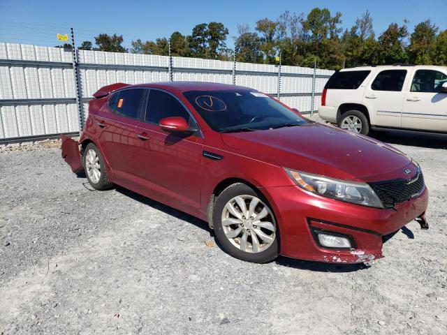 5XXGN4A72EG318324 - 2014 KIA OPTIMA EX RED photo 4