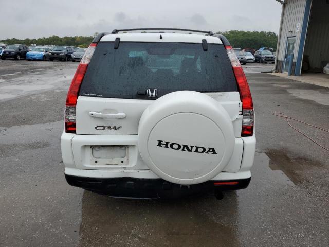 JHLRD78905C064779 - 2005 HONDA CR-V SE WHITE photo 6