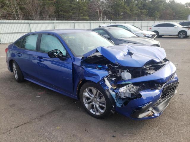 2HGFE2F57NH594682 - 2022 HONDA CIVIC SPORT 蓝色 照片 4