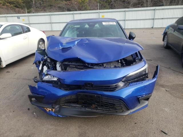 2HGFE2F57NH594682 - 2022 HONDA CIVIC SPORT 蓝色 照片 5