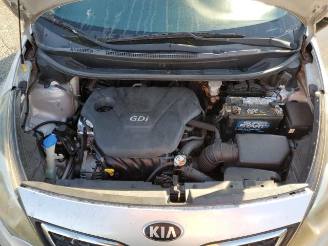 KNADN4A37D6188602 - 2013 KIA RIO EX GRAY photo 11