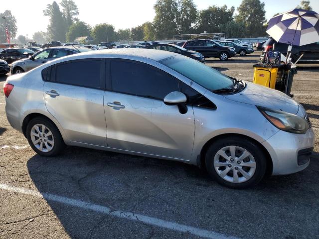 KNADN4A37D6188602 - 2013 KIA RIO EX GRAY photo 4