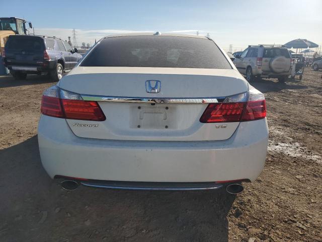 1HGCR3F80EA003839 - 2014 HONDA ACCORD EXL WHITE photo 6