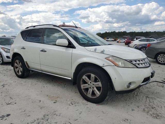 JN8AZ08T86W413268 - 2006 NISSAN MURANO SL WHITE photo 4