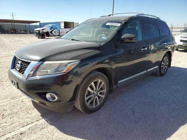 5N1AR2MN8EC691131 - 2014 NISSAN PATHFINDER S BLACK photo 1