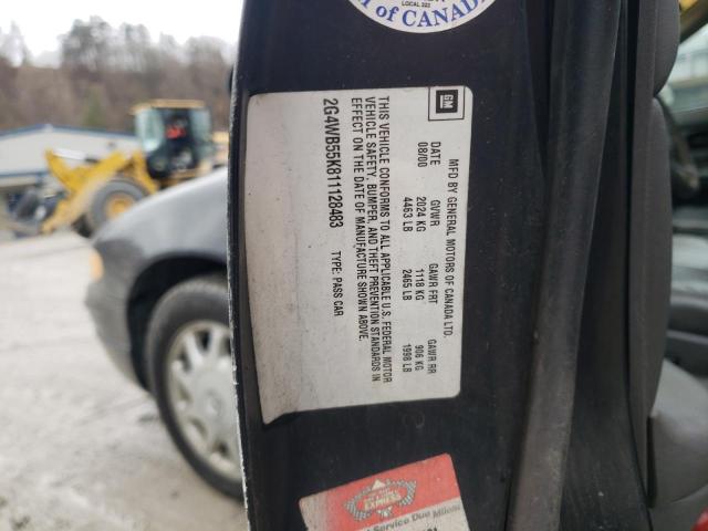 2G4WB55K811128483 - 2001 BUICK REGAL LS 紫色 照片 12