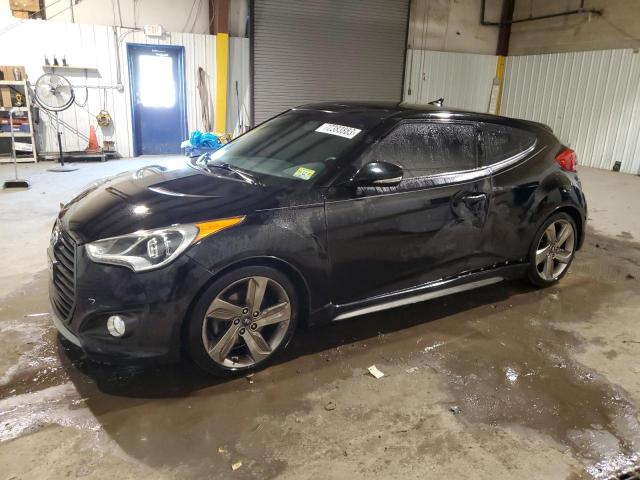 KMHTC6AE0DU122143 - 2013 HYUNDAI VELOSTER TURBO BLACK photo 1