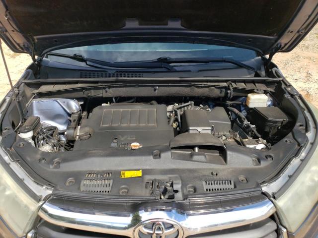 5TDKKRFH5GS501266 - 2016 TOYOTA HIGHLANDER XLE Mavi foto 12