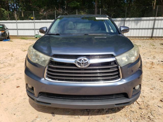 5TDKKRFH5GS501266 - 2016 TOYOTA HIGHLANDER XLE Mavi foto 5