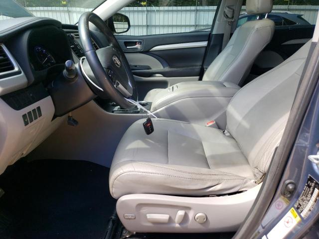 5TDKKRFH5GS501266 - 2016 TOYOTA HIGHLANDER XLE Mavi foto 7