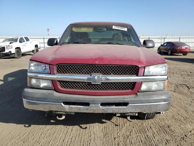 2GCEC19V231246008 - 2003 CHEVROLET 1500 C1500 BURGUNDY photo 5