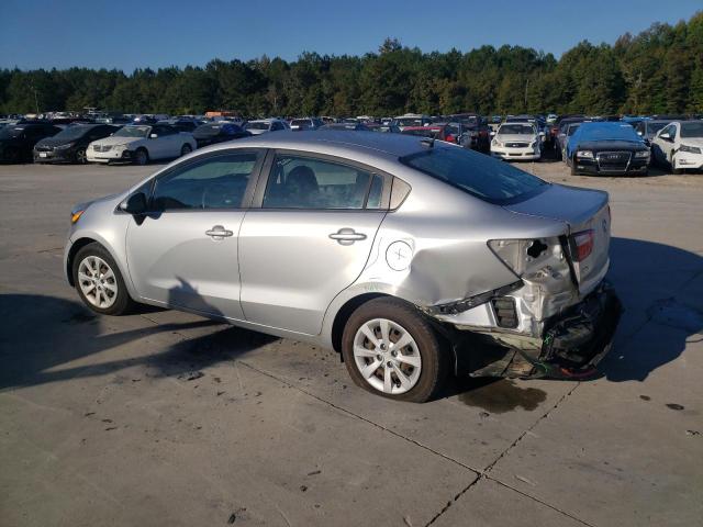 KNADM4A37G6640605 - 2016 KIA RIO LX SILVER photo 2