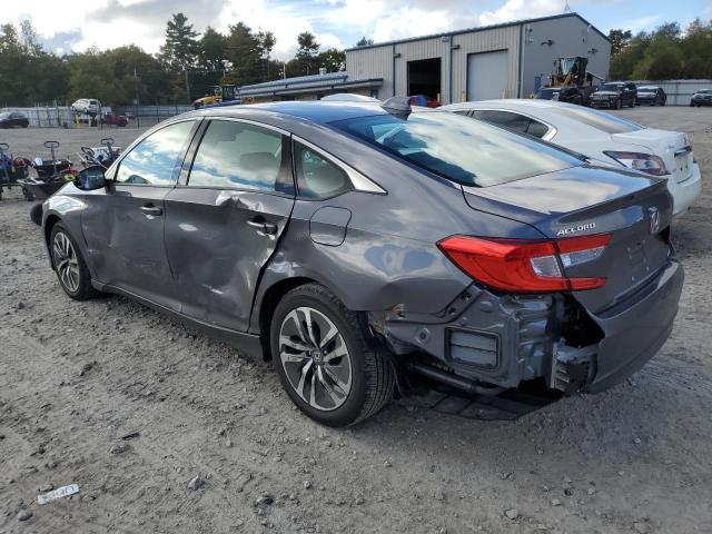 1HGCV3F19LA012843 - 2020 HONDA ACCORD HYBRID GRAY photo 2