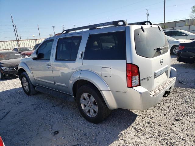5N1AR18W87C639773 - 2007 NISSAN PATHFINDER LE SILVER photo 2