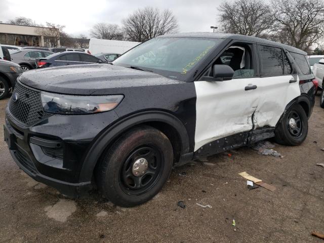 1FM5K8AB5LGA63987 - 2020 FORD EXPLORER POLICE INTERCEPTOR TWO TONE photo 1