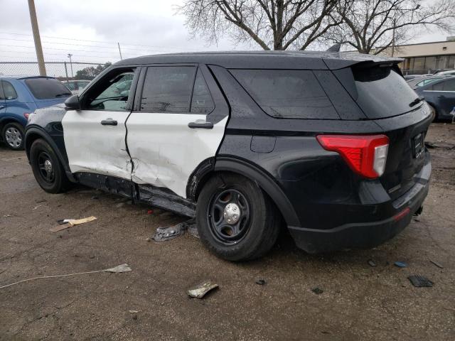 1FM5K8AB5LGA63987 - 2020 FORD EXPLORER POLICE INTERCEPTOR TWO TONE photo 2