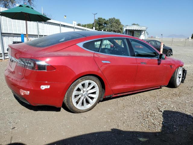 5YJSA1E21GF139197 - 2016 TESLA MODEL S 红色 照片 3