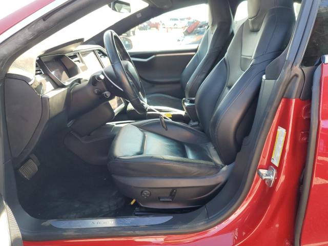 5YJSA1E21GF139197 - 2016 TESLA MODEL S 红色 照片 7