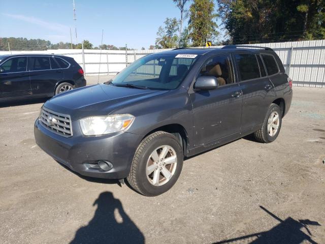 5TDZK3EHXAS016450 - 2010 TOYOTA HIGHLANDER GRAY photo 1