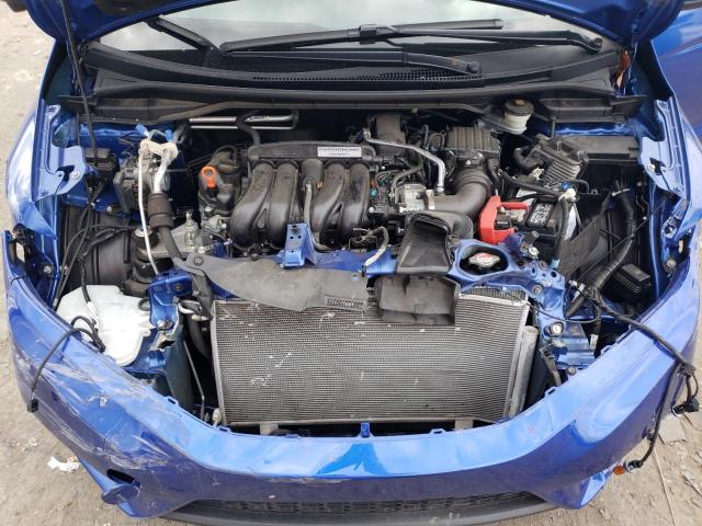 3HGGK5H84FM741744 - 2015 HONDA FIT EX BLUE photo 11