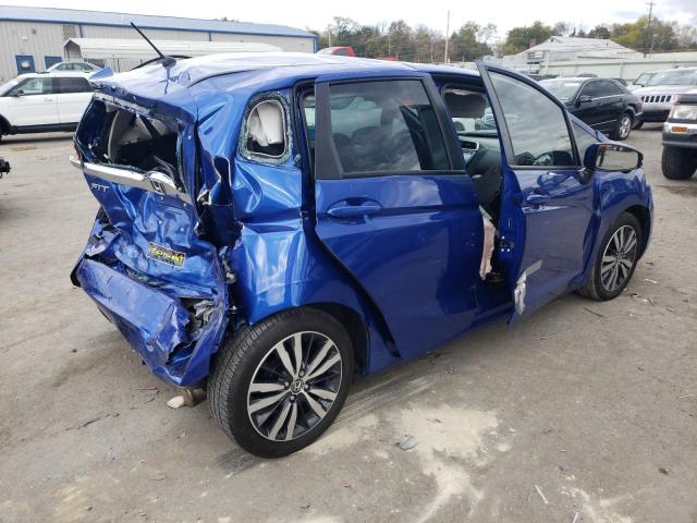 3HGGK5H84FM741744 - 2015 HONDA FIT EX BLUE photo 3