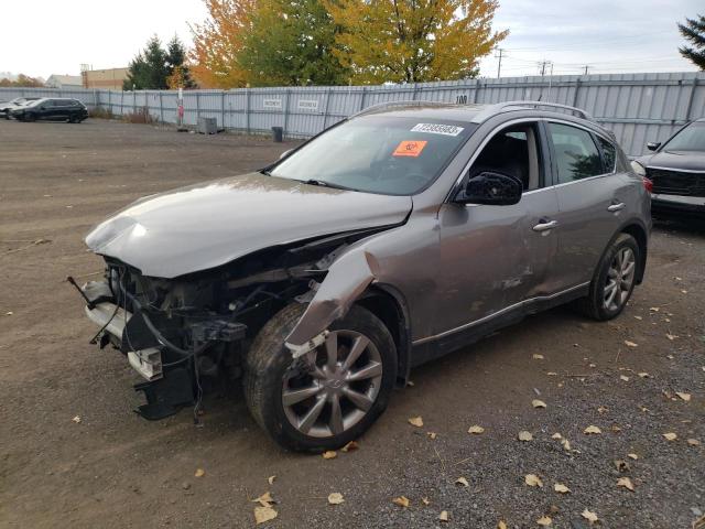 JN1AJ0HR1AM754641 - 2010 INFINITI EX35 BASE Մոխրագույն լուսանկար 1