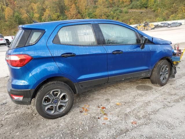 MAJ6S3FL3MC425701 - 2021 FORD ECOSPORT S BLUE photo 3