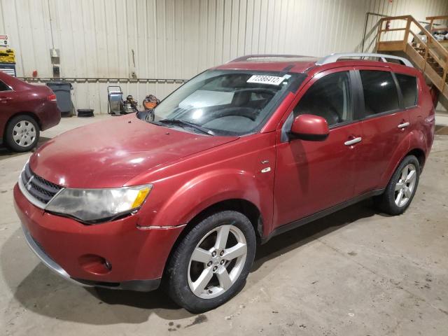 JA4MT41X08Z606217 - 2008 MITSUBISHI OUTLANDER XLS RED photo 1