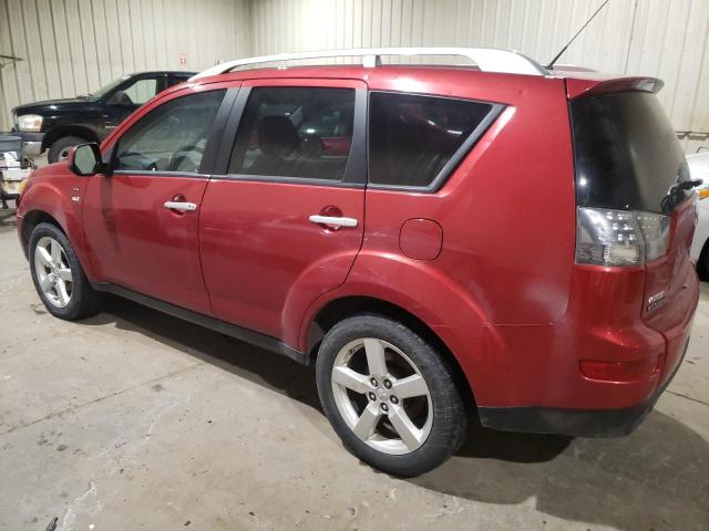 JA4MT41X08Z606217 - 2008 MITSUBISHI OUTLANDER XLS RED photo 2