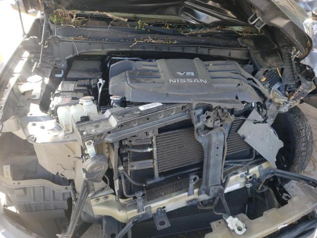 1N6AA1EJ2KN530868 - 2019 NISSAN TITAN S GRAY photo 11