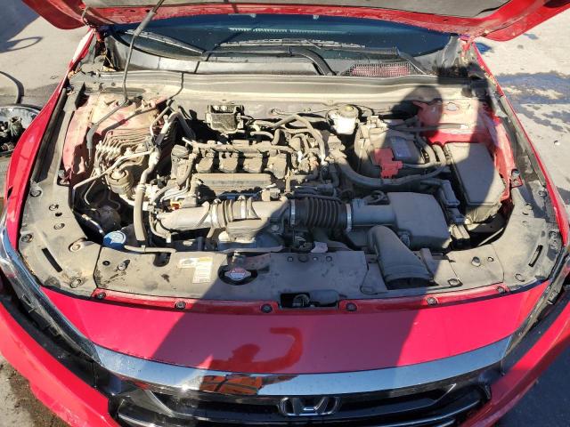 1HGCV1F32NA017326 - 2022 HONDA ACCORD SPORT RED photo 11