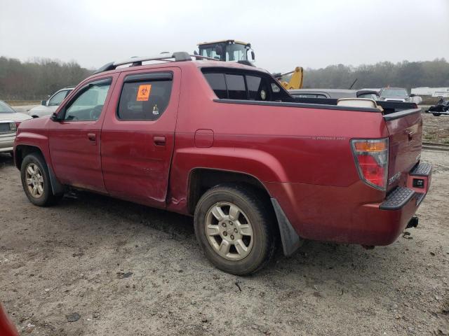 2HJYK16586H559723 - 2006 HONDA RIDGELINE RTL MAROON photo 2