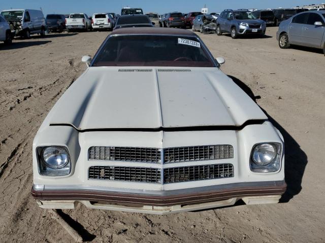 1E37U5R460924 - 1975 CHEVROLET LAGUNA WHITE photo 5