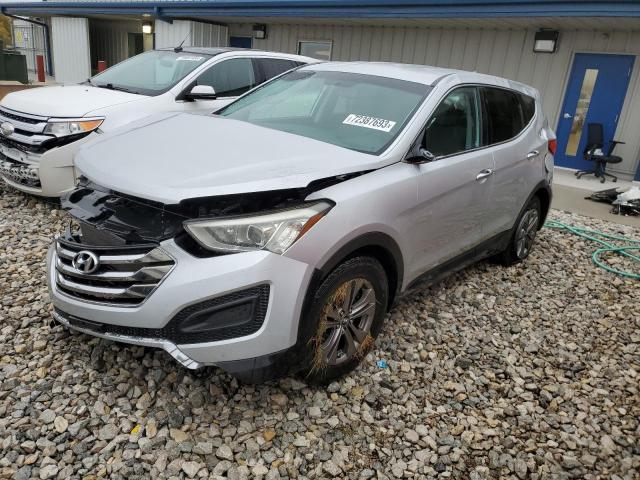 5XYZTDLB1DG051106 - 2013 HYUNDAI SANTA FE S SILVER photo 1