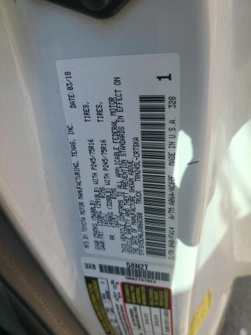 5TFSX5EN6JX060380 - 2018 TOYOTA TACOMA ACCESS CAB თეთრი ფოტო 12