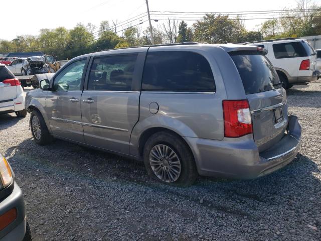 2C4RC1CG4DR645419 - 2013 CHRYSLER TOWN & COU TOURING L GRAY photo 2