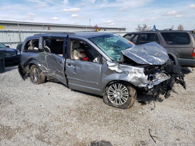 2C4RC1CG4DR645419 - 2013 CHRYSLER TOWN & COU TOURING L GRAY photo 4