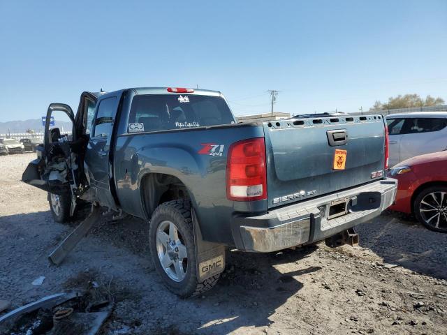 1GT121E87CF119278 - 2012 GMC SIERRA K2500 SLT BLUE photo 2