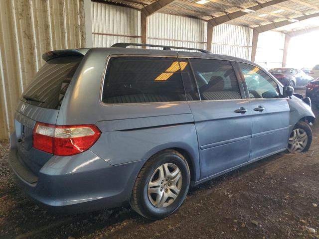 5FNRL384X7B063478 - 2007 HONDA ODYSSEY EX BLUE photo 3