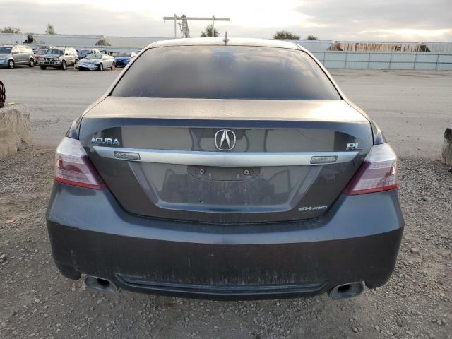 JH4KB2F60AC000993 - 2010 ACURA RL GRAY photo 6